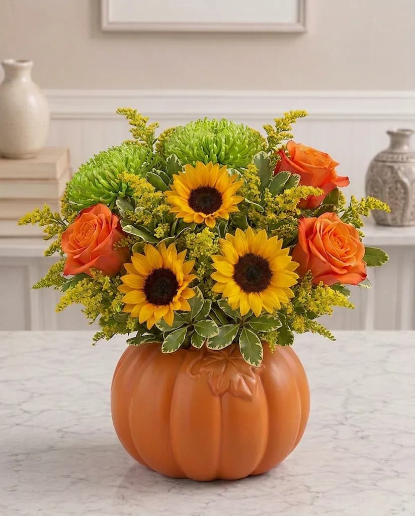 Cozy Fall Pumpkin Bloom
