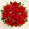 Red Rose Bouquet- Flowers W/o Vase